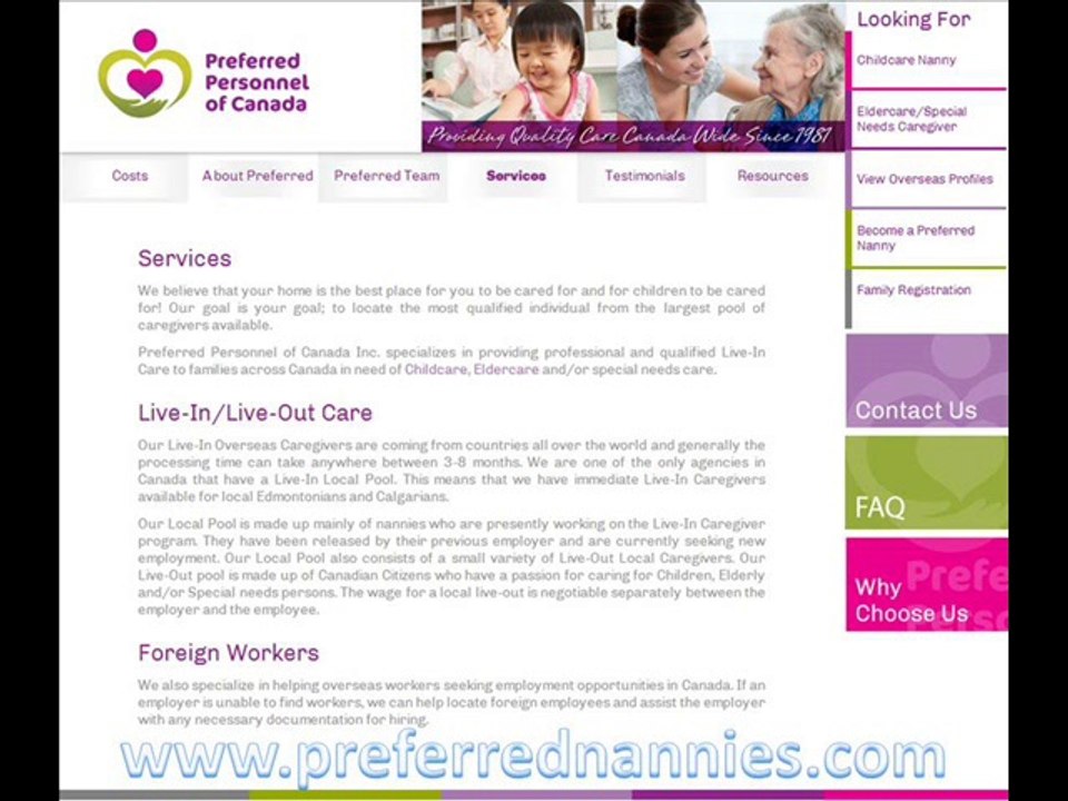 Nanny Services
