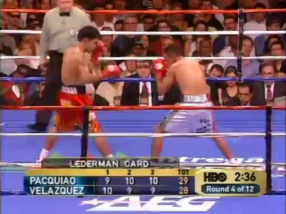 Manny Pacquiao vs Hector Velazquez 2005-09-10 full fight