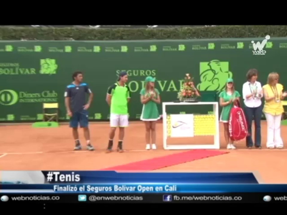 Con título para Gonzalo Lama de Chile, finalizó el Seguros Bolívar Open de tenis en Cali