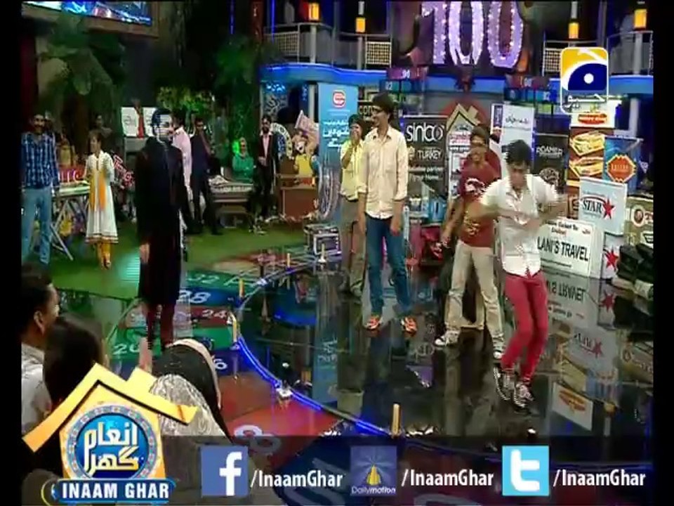 #InaamGhar Ep27-12 Hair Cutting & Zor Laga Kay Bhaiyya 26 April 2014 By @AamirLiaquat