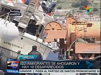 Download Video: Mueren 22 inmigrantes frente a isla griega