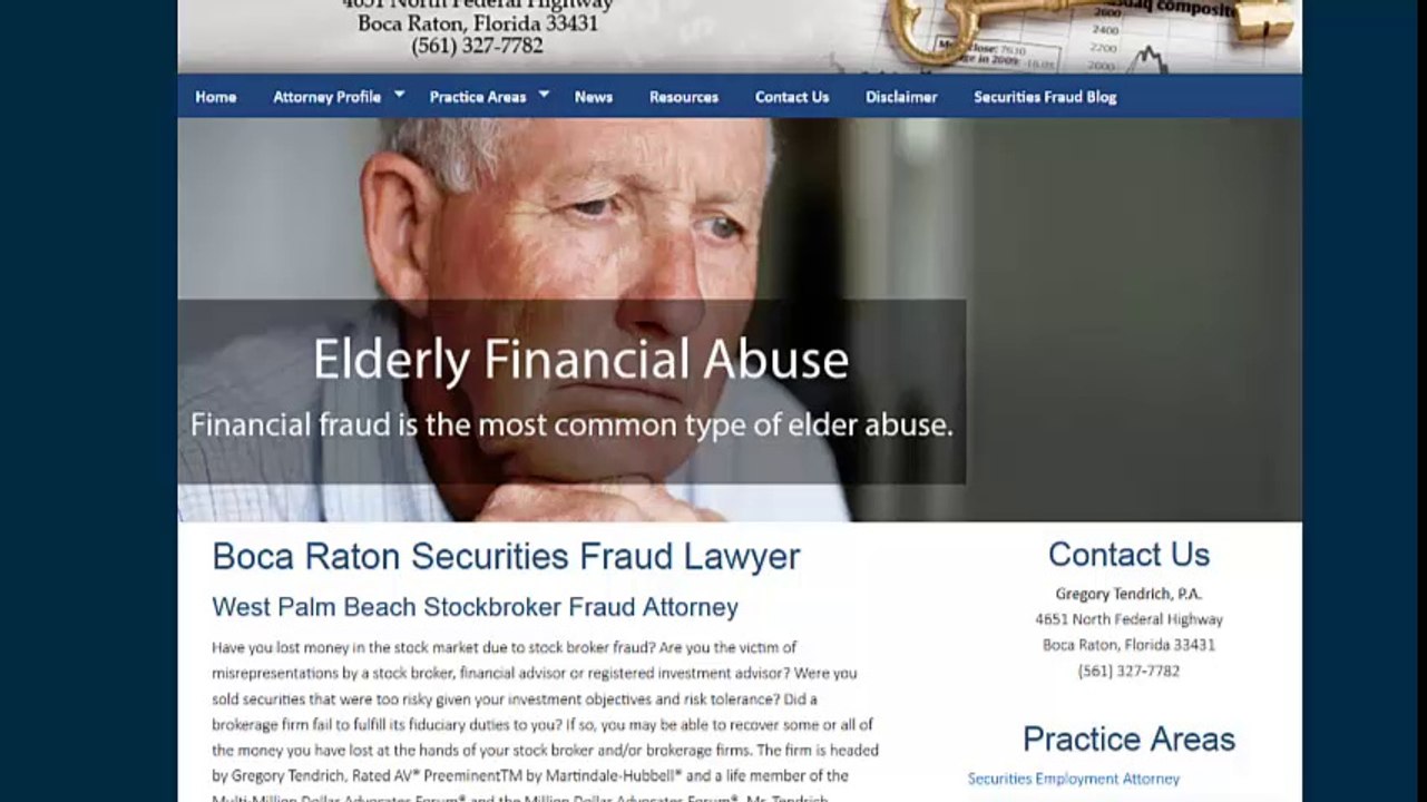 Securities Arbitration Attorney - Gregory Tendrich, PA