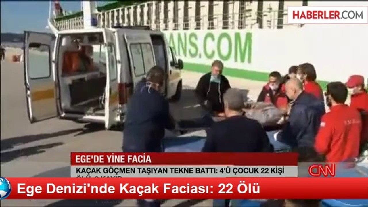 Ege Denizi'ndeki Göçmen Faciasında 22 Cesede Ulaşıldı