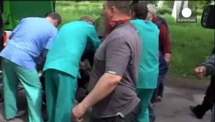 Dead and wounded in Ukraine after heavy clashes in Slovyansk