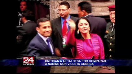 Duras críticas en contra de Villarán por comparar a Violeta Correa con Nadine Heredia