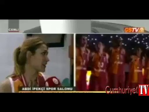 GS TV spikerinin zor anları
