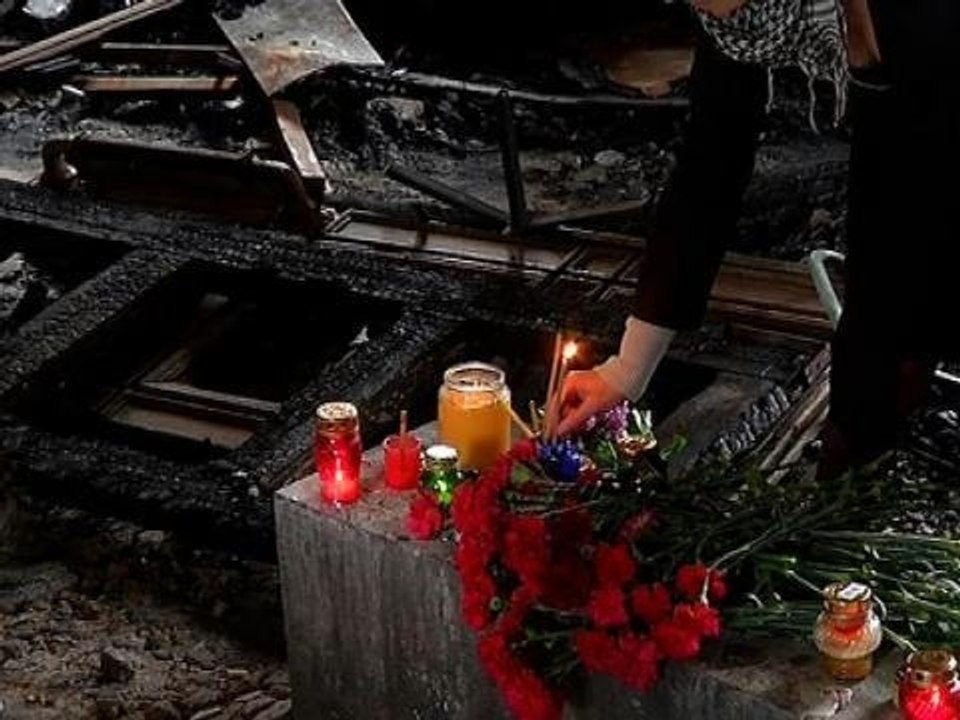 Ukraine: la maison des syndicats à Odessa toujours debout après l'incendie - 06/05