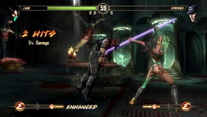 Mortal Kombat Komplete Edition. Jade vs Stryker