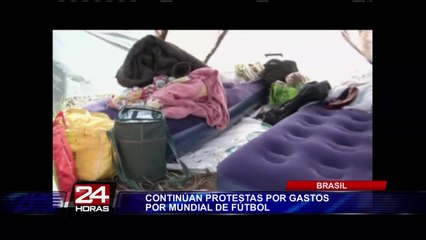 Brasil: familias ocupan terrenos cerca de estadio inaugural del Mundial