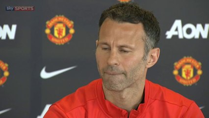 Ryan Giggs's first press conference as Manchester United manager