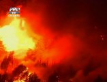 Incendii devastatore in Oklahoma Zeci de case DISTRUSE si sute de oameni EVACUATI