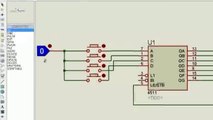 TISHITU Basic Electronics BCD to 7-segment latch-decoder-driver in Proteus Simulation_mpeg4
