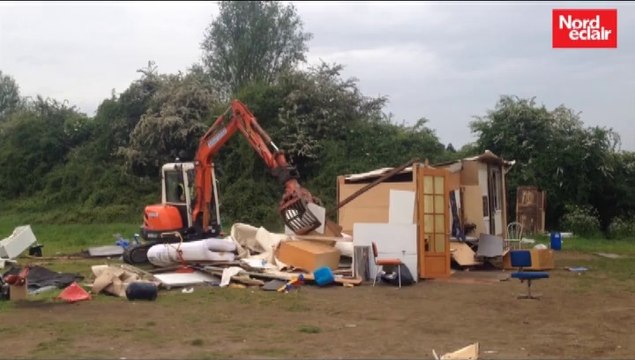 Roncq : les Roms évacués des camps de la rue de Lille