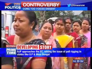 BJP alleges poll rigging in UP, WB