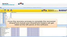 Recover Corrupt SharePoint Databases - Kernel for SharePoint Server Recovery