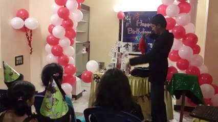 Birthday show by magician idris