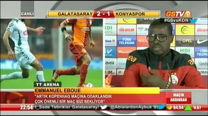 Konyaspor Maç Sonu: Eboue ve Sabri