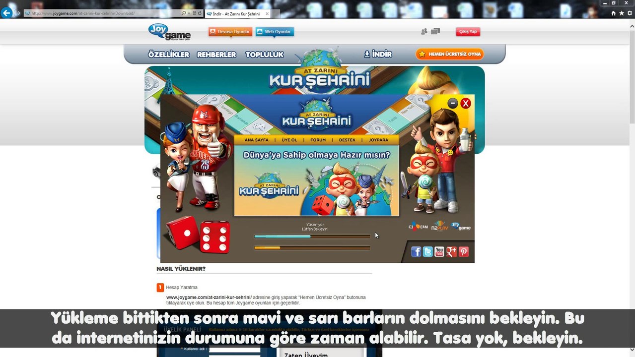 Joygame - At Zarını Kur Şehrini Nasıl İndirilir
