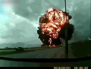 Uçak düşmesi gerçek görüntü