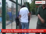 Liseli Kız, Gaspçının Elinden Çığlık Atarak Kurtuldu