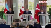 Cumhurbaşkanı Gül, Aliyev ve Margvelaşvili ile Ortak Basın Toplantısı Düzenledi