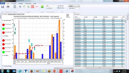 Proje S-Curve İlerleme Raporlama - 'Project Tracker'