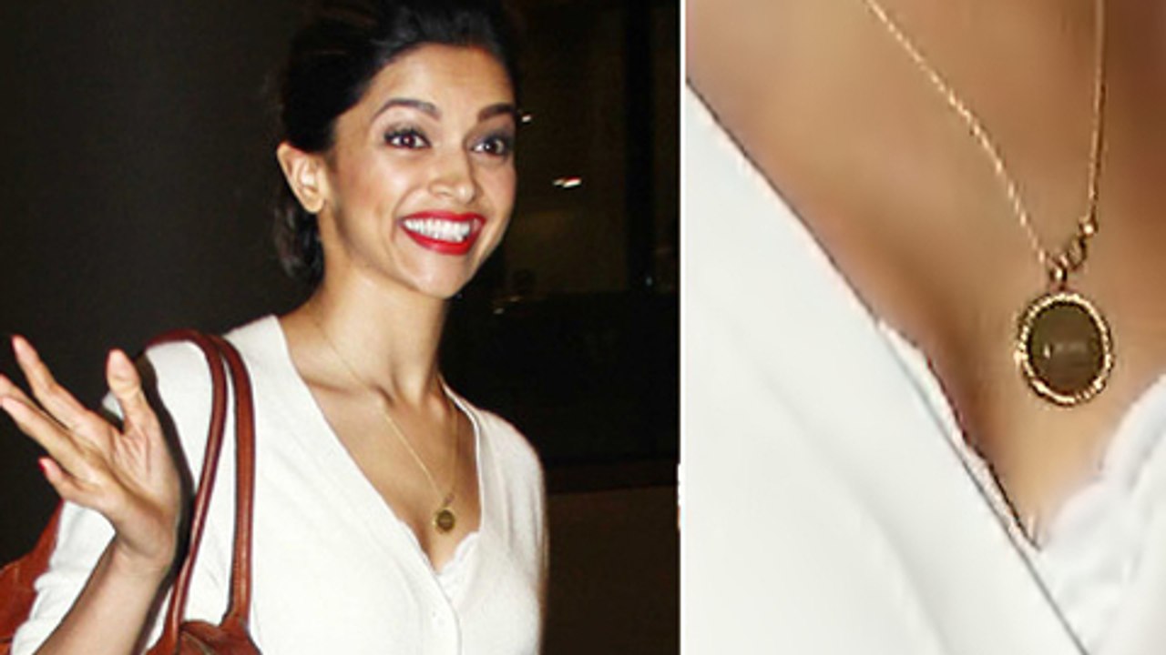 Ranveer Gifts Deepika Padukone A LOVE Pendant As A Gift