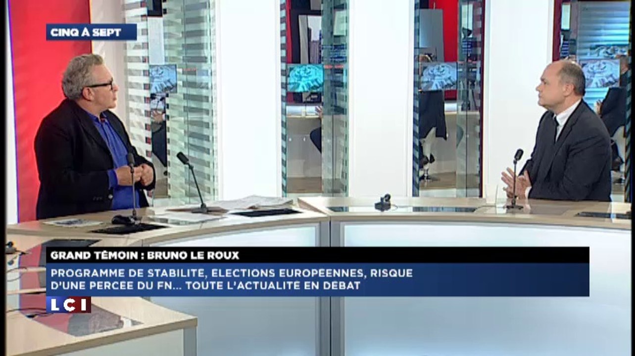 Le grand témoin avec bruno Le Roux sur LCI