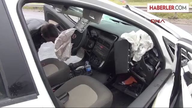 Çorlu'da Trafik Kazası 2 Yaralı