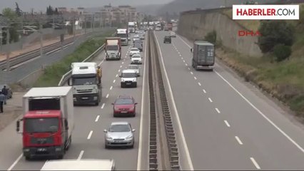 100 Karayolu'nda Öğlen Saatlerinden İtibaren Yoğunluk Yaşanmaya Başladı