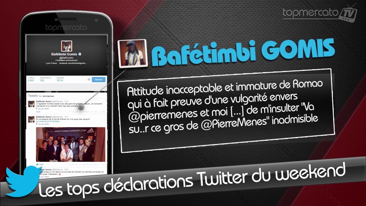 Balotelli, Gomis, Nasri, Thauvin... Les tops Tweets du weekend !