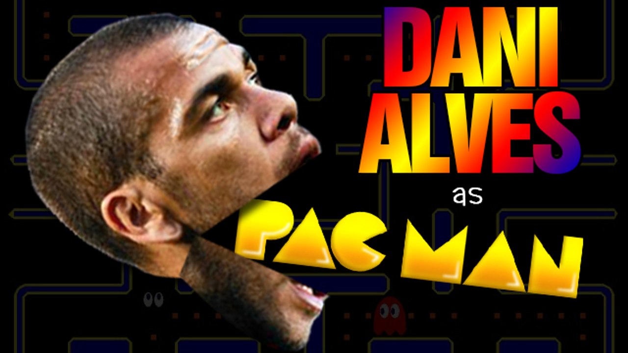 Dani Alves dans PacMan
