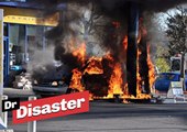 Improbable explosion dans une station service en Ukraine / Dr Disaster