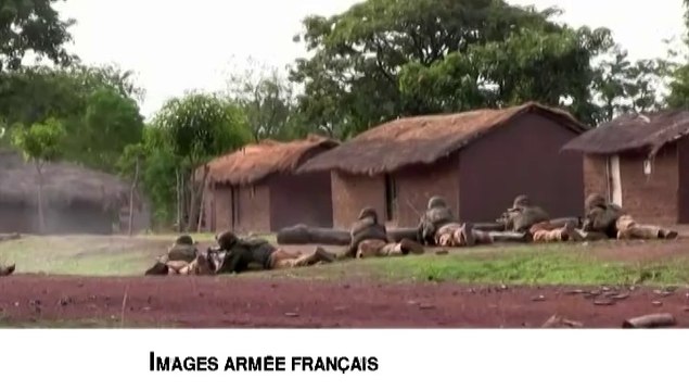 Centrafrique : violents combats à l'arme lourde entre soldats français et assaillants