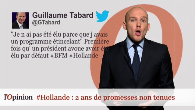 #Tweetclash : # Hollande : 2 ans de promesses non tenues