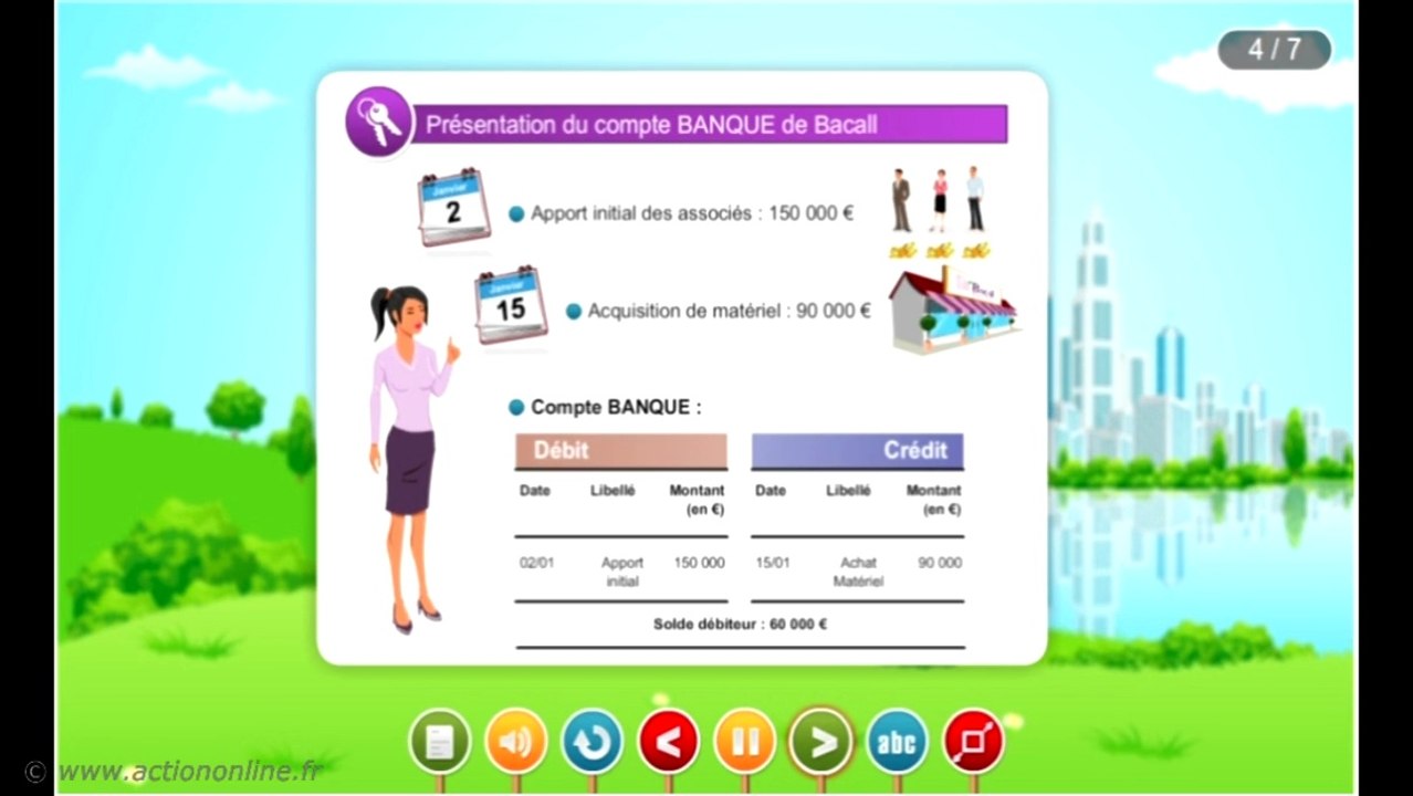 P12 : Ecritures comptables - M121 : Compte et Grand livre des comptes