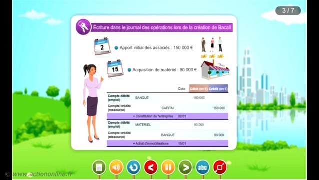 P12 : Ecritures comptables - M122 : Journal des écritures