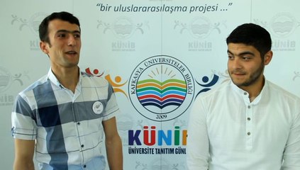 KUNİB TANITIM GÜNLERİ ÖGRENCİ RÖPORTAJI-1