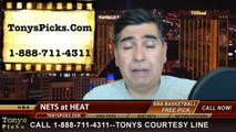 Miami Heat vs. Brooklyn Nets Miami Heat Pick Prediction NBA Pro Basketball Playoffs Game 1 Odds Preview 5-6-2014