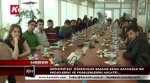 Üniversiteli  Öğrenciler Başkan Zekai Kafaoğlu’na Projelerini Ve Problemlerini Anlattı…