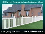 #1 SEO Services Consultants for Fence Contractors in Atlanta Georgia