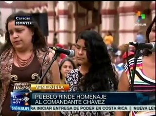 Aprovechan Día de la Santa Cruz para homenajear al Cmdte. Hugo Chávez