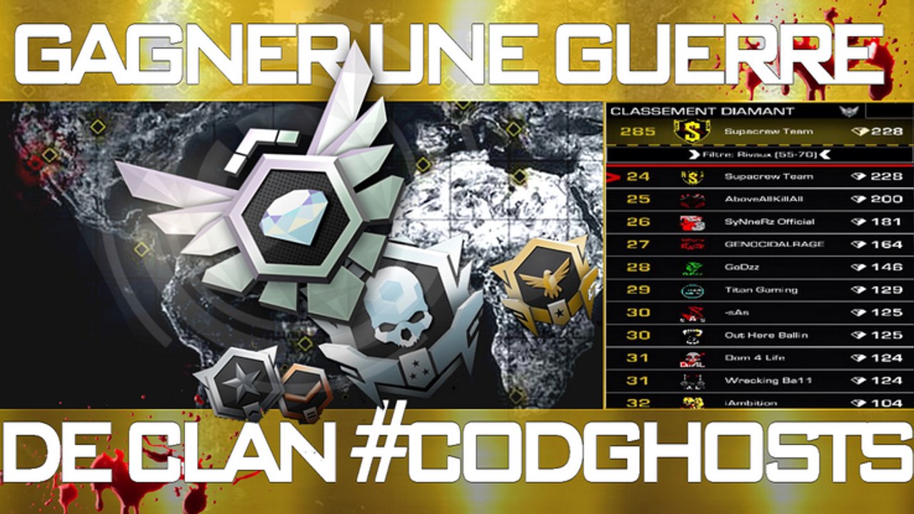 Gagner une guerre de clan call of duty ghosts / Clan War Win