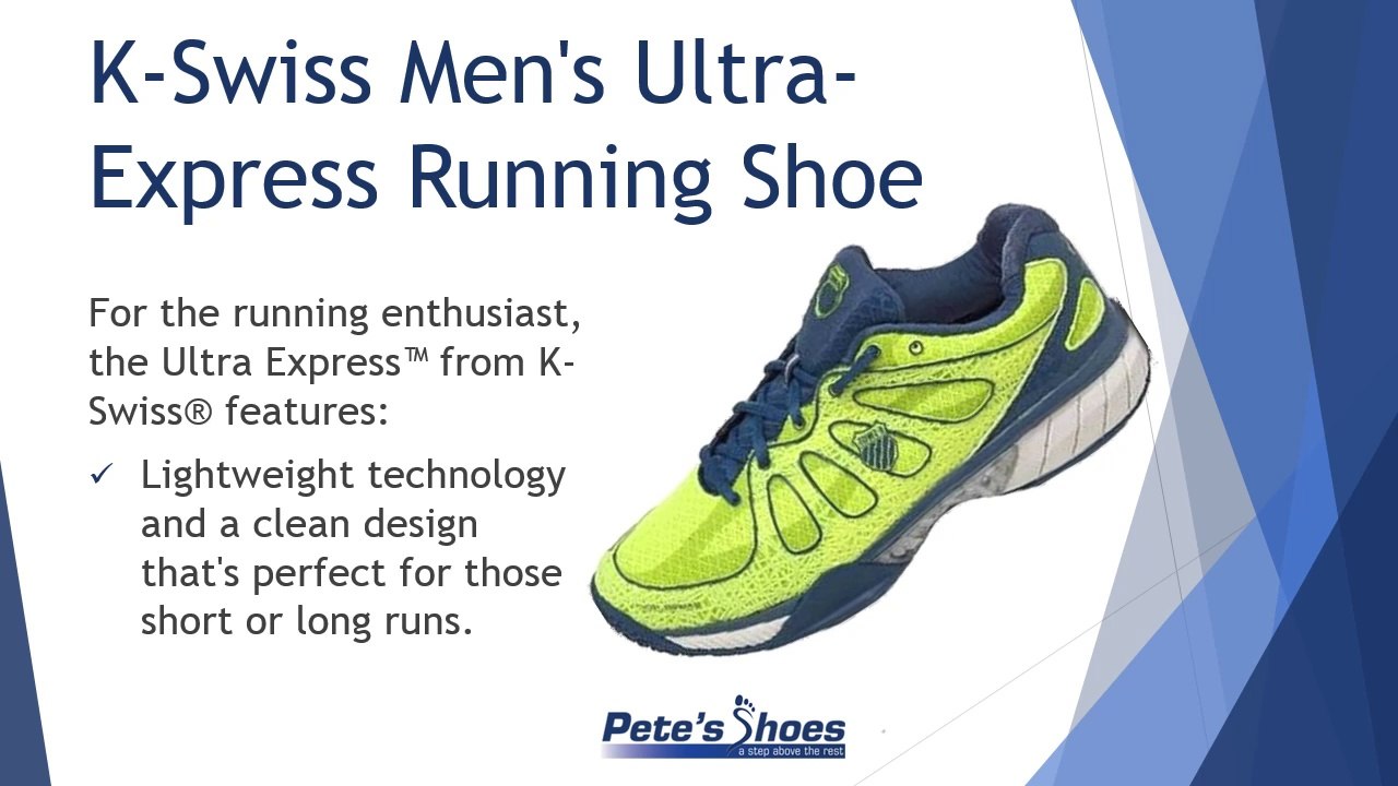 K swiss Best Running Shoes For Men | Petesshoesonline.com