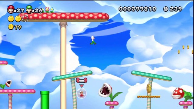 New Super Mario Bros. U - Plaine du Grand Chêne - 1-4 : Mont Champignon