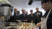 Hollande en déplacement à Villiers-le-Bel