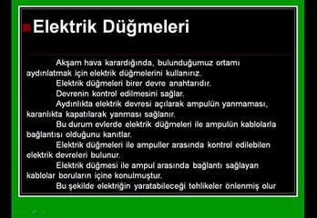 5. Sınıf Basit Elektrik Devresi Video Ders-3