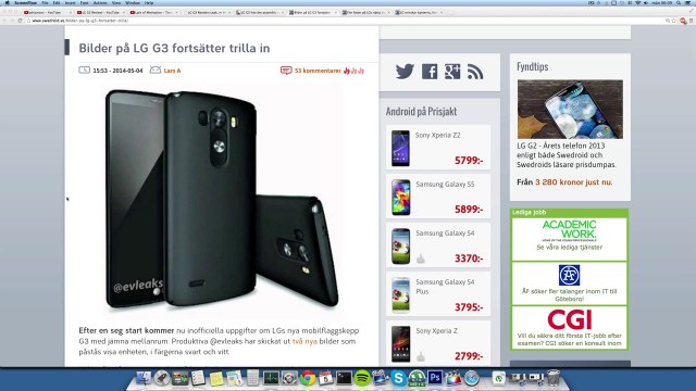 NEW LG G3 LEAKED Pictures & Specs