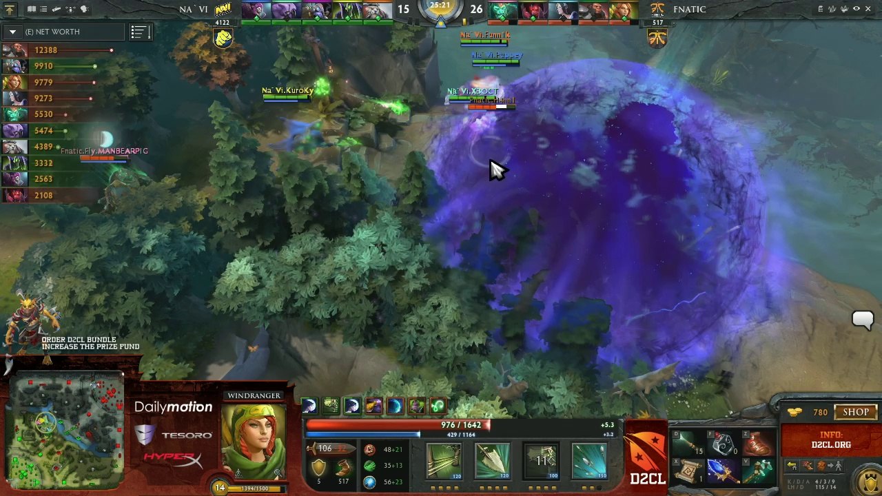 Na'Vi vs Fnatic Game 2 - Dota 2 Champions League - @DotaCapitalist & @RyuUboruZDotA