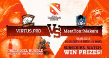 MyM vs Virtus.pro game 2 @ D2CL Season 3 (Russian)